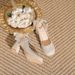 Women's Shoes Heel Mary Jane Pumps - Square Toe Bridal Wedding Shoes For Bride & Bridesmaids, Comfortable High Heels (7cm/9cm) In Beige, Sizes 34-40_vogvips.com