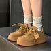 Men's Shoes Niche Design Trendy Thick Soled Height Increasing Sneakers Solid Color Lace Up Versatile Classic College Style Sports Casual Shoes_vogvips.com