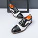 New Men's British Brown Business Derby Shoes Leather Lace-up Casual Office Black Men's Shoes Banquet Dress Wedding Oxford Shoes_vogvips.com