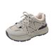 Fleece Dad Shoes Schoolgirl Sports Platform To Keep Warm And Casual_vogvips.com