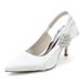 Women's High Heeled Pointed Toe Dress Shoes Rhinestones Bridal Bridesmaid Wedding Evening Shoes_vogvips.com