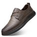 Suitable For All Seasons New Spring Lace-up Trendy Rubber Business Casual Soft Sole Versatile Dad Men's Leather Shoes_vogvips.com