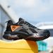 Men's Steel Toe Safety Shoes,Breathable Mesh & Microfiber Leather Upper, EVA Sole For Construction & Outdoor Working Sites Work Shoes_vogvips.com