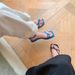 Suding Home! Square Head Cross Strap Set Toe Flat Sandals Women's Summer New Korean Edition Flat Sandals_vogvips.com