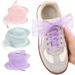 3.5CM Wide Chiffon Shoelaces – Elegant & DIY-Friendly For Sneakers & Casual Shoes (10 Colors, 80-160cm)_vogvips.com