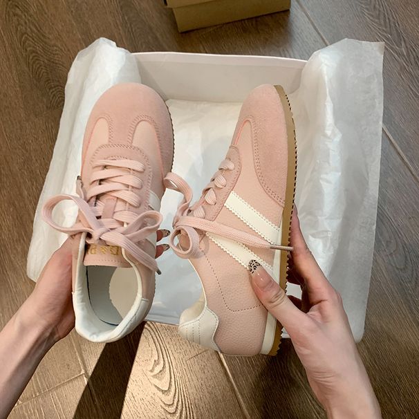 Women's Autumn Season New Retro Casual Shoes Soft Bottom Women's Shoes Flat Bottom Thin Low Casual Women's Shoes_vogvips.com