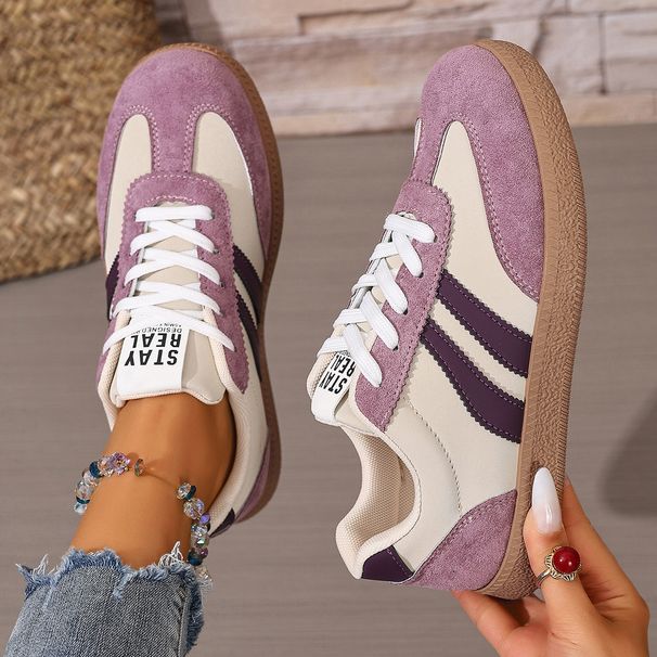 2026 New Designer For Patchwork Leather Sneakers Women Outdoor Casual Comfortable Ladies Shoe_vogvips.com