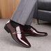 New In Plus Size Pointed Shiny Patent Business Formal Wear, With An Increased Height For Men's Leather And Wedding Shoes_vogvips.com