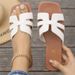 2025 Summer New Solid Color Lightweight Square Open-toed Casual Slippers Women's Flat Sandals_vogvips.com