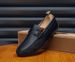 .Men's Fashionable Slip-on Shoes With Soft Soles And Breathable Design, Popular British Loafers, Business Leather Shoes_vogvips.com