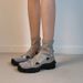 2025 Autumn New Korean Style Niche Ballet Color Block Stretch For Women Thick Sole Casual Slimming Sock Boots_vogvips.com