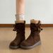 Melard Thick-Soled Fleece-Lined Thickened Snow For Women 2025 New Autumn Winter Versatile Warm Short Boots_vogvips.com