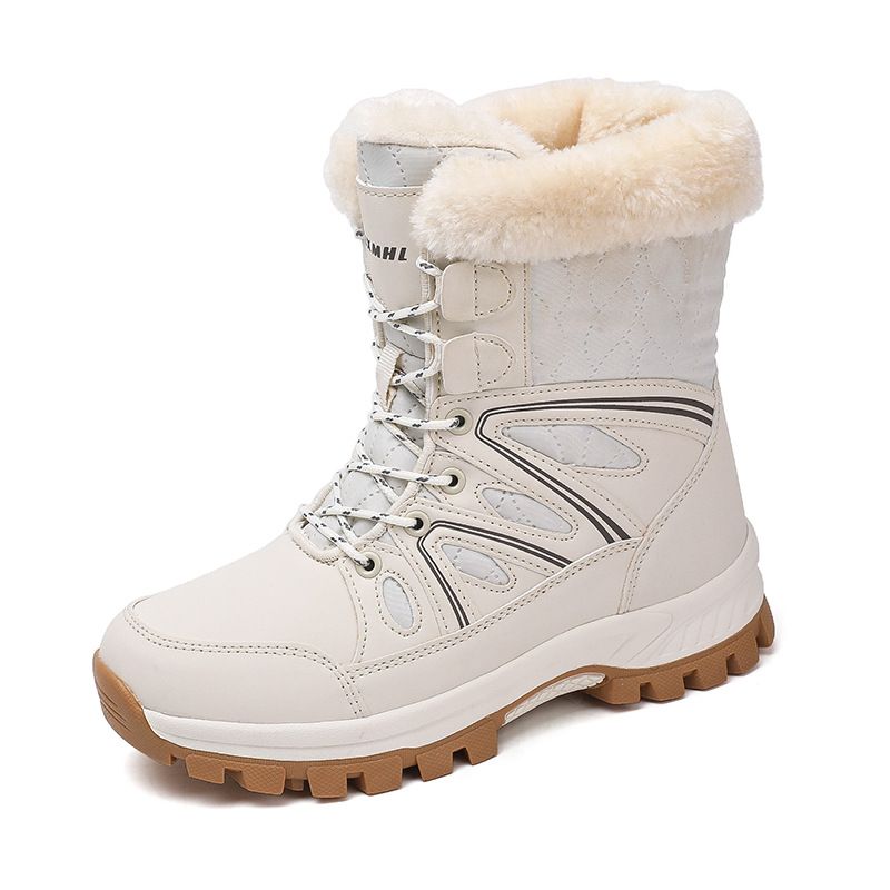 Women's Winter Snow Boots - Anti-Slip Mid-Calf Boots For Extreme Cold (Thermal Insulated & Waterproof)_vogvips.com