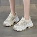 Thick-soled Height-increasing Dad Sneakers Women, 2026 Summer New Popular Model, Mesh Breathable Fashion Casual_vogvips.com