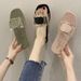 Fashionable Trendy Transparent Slippers, European And American Style, Korean Version, Casual, Comfortable, Versatile,_vogvips.com