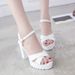 Women's Sandals, Summer High Heel Waterproof Platform, 2025 New Korean Version, Fish Mouth One Buckle_vogvips.com