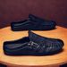 2023 Men's Summer Outdoor Casual Leather Shoes Breathable Non-Slip Backless Lazy Closed-Toe Half Slippers_vogvips.com