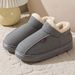 2024 Warm Slippers Men, Cotton, Autumn And Winter, Indoor Home Thick Sole, Non-Slip, Couple's Fleece-Lined New Style For_vogvips.com