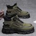 European Warm Series Labor Protection Autumn New High-top Work Shoes British Style Short Thick-soled Martin Boots Men's Trendy_vogvips.com