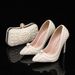 Women's Shoes new 11cm single shoes stiletto pointed white pearl wedding shoes wedding shoes high heels wedding_vogvips.com
