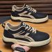 leather Panel For Foreign Trade, Breathable And Versatile Sports Shoes, Low-top Lace-up Casual Men's Shoes_vogvips.com