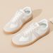 Couple Versatile Casual White Korean Style Unisex Training Flat Sneakers Forrest Gump Shoes For Women F8815_vogvips.com