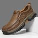 Hot-Selling Genuine Large Size Men's Outdoor Casual Leather Hiking Shoes_vogvips.com