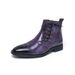 New Fashion Retro Martin Boots Men's Thick Sole Lace-up Business Leather Men's Boots Round Toe Thick Sole High Top Leather Boots Chelsea Short Boots_vogvips.com