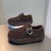 Vintage Series Gray Fleece-Lined For Women 2025 Autumn Winter New Thick-Soled Height-Increasing Slip-On Warm_vogvips.com