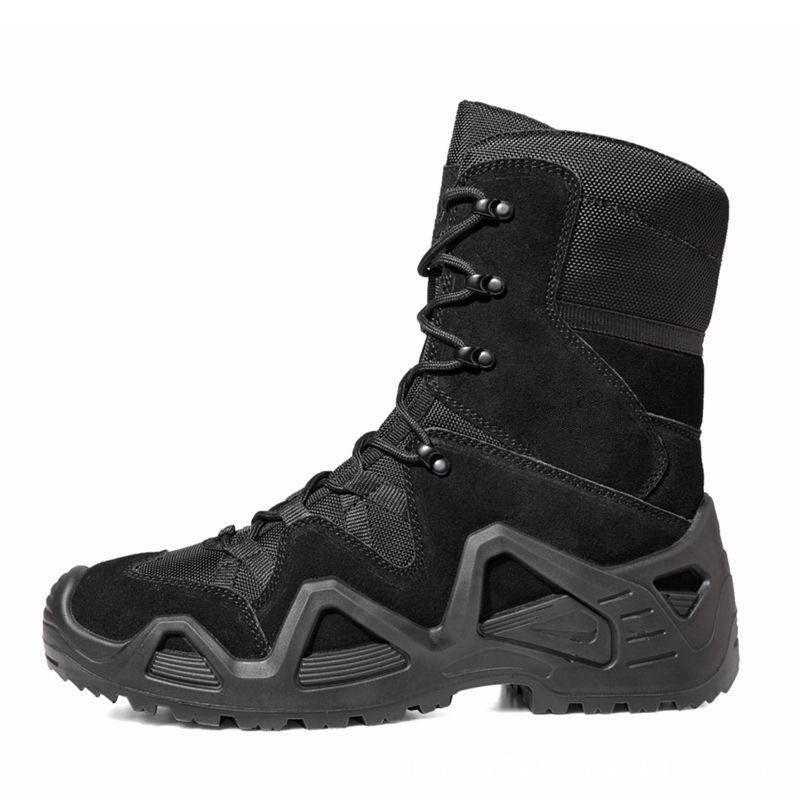 Men's Shoes Professional Waterproof Hiking Shoes Men's High Top Combat Boots Outdoor Hiking Shock Absorption Breathable Training Desert Tactical Boots_vogvips.com