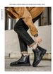 NEW Winter Fleece Martin Boots, High-top Black Thickened Warm Short Boots, Cotton Shoes_vogvips.com