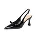 Pointed-toe Sandals For Women, Open-toe Slip-on Sandals, 2026 Summer Model, Bow-tie Strap, Open-back, Comfortable High_vogvips.com