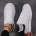 Large Size White For Both Men Women, Spring And Autumn Leather Waterproof Sports Shoes, Youth Casual Board Shoes_vogvips.com