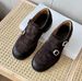 Winter 2026 Autumn New Mengke Black Cowhide Carved Brogue Women Thick Sole British Style Small Leather Shoes_vogvips.com