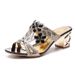 42 Size Sandals Women In Summer, New Style Thick And Exposed Toes. Women's Shoes With Hollowed Out Rhinestones For_vogvips.com