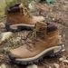 Outdoor Hiking Shoes Men's Non-slip And Wear-resistant Hiking Shoes Off-road Climbing Shoes Lightweight Cushioning Waterproof_vogvips.com