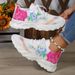 Rainbow Soles New Fashion Color With A Full Match Of Casual Sports Mesh Women's Shoes_vogvips.com