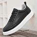 Lace-up Leather Board Shoes Men's Casual Shoes Loafer Large Size Comfortable Breathable Round Head Work Shoes_vogvips.com