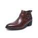 Voyage High-top Martin For Men, Autumn And Winter New Trendy Pointed Toe Short Boots, Men's British Style Zipper_vogvips.com