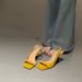 Square Open Toe Sandals For Women Summer French Style With Dress Thin Heel Backless Black High Heels_vogvips.com