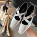 520-3 New Vintage Slip-On Shoes, Niche French Style Soft Sole Mary Jane With Widened Forefoot, Plus Size Women's Shoes_vogvips.com