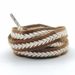 Shoelaces Wheat Ear Shoelaces For Women's Canvas Shoes Woven In Black And White Wide And Flat Extra Wide And Thick Shoelaces 1.5cm Wide_vogvips.com