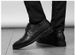 Round Head First Layer Men's Casual Front Lace-up Tooling Shoes Heightening Formal Leather Shoes_vogvips.com