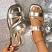 Cross-border Flat In Stock, 2026 Spring New Vintage Casual Versatile Beach Fashion Roman Women's Sandals_vogvips.com