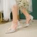 2025 Four Seasons New Zaju Bride Toast Dress With Women's High Heels_vogvips.com