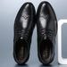 Cost performance Handcrafted Mens Oxford Genuine Calfskin Leather Brogue Dress Classic Business Formal Shoes Man_vogvips.com
