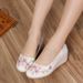 Women’s Shoes New Style Old Beijing Cloth Shoes Wedge Heel Ethnic Style Embroidered Shoes Chinese Style Hanfu Shoes Retro High Heel Women's Shoes_vogvips.com