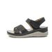 New 2026 Spring Summer Thick-Soled Sandals For Women, Casual Comfortable Large Size Metal Magic Buckle Sandals,_vogvips.com