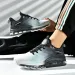 Plus Size Men's Sports Shoes Breathable Knitted Running Shoes Full Sole Air Cushion 6662 Wholesale 46 47 48 Climacoool Technolog_vogvips.com