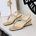 6725-1 French Design High Heel Wedge Strap Sandals For Women With Rhinestones And Thin Straps_vogvips.com